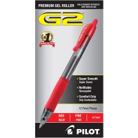 PILOT PEN G2 PREM.GEL 7MM RED